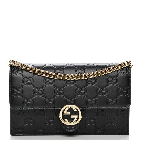 gucci gg chain wallet|gucci guccissima wallet on chain.